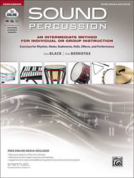 cover Sound Percussion Snare Drum/ Bass Drum Book with Online Media Access cover